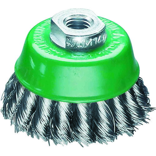 LESSMANN 工業用カップブラシ Φ65 ステンレス 線径0.35 (1個) 品番：482714