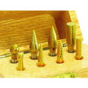 ナカニシ チタンコート超硬カッターセット 8本入 軸φ6 (1S) 品番:28115
