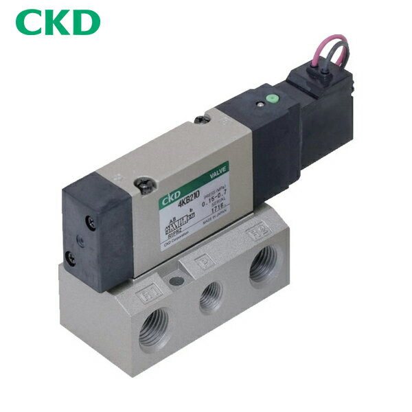 CKD ż ѥåȼ5ݡۥåХ 4K꡼ 12C Rc3/8 DC24V (1) ֡4KB410-10-DC24V
