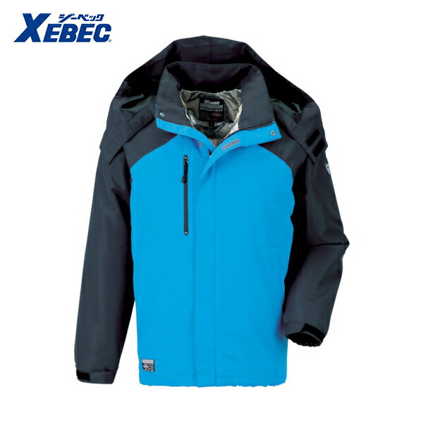 XEBEC ジーベック 232アルミ蓄熱ブルゾン ターコイズブルー 3L (1着) 品番：232-44-3L