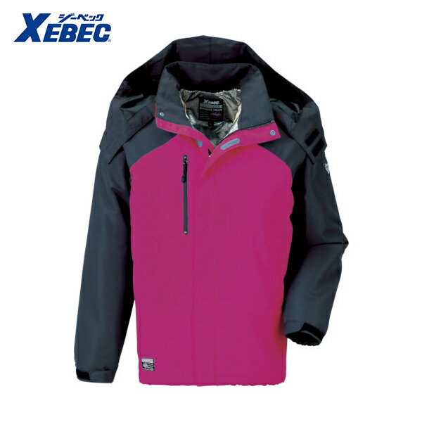 XEBEC ジーベック 232アルミ蓄熱ブルゾン チェリーレッド 3L (1着) 品番：232-77-3L
