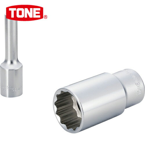 TONE トネ ディープソケット（12角） 吋目 7/8inch (1個) 品番：4DB-28L