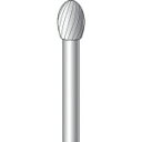 ナカニシ 超硬カッター 楕円型 シングルカット φ5×7×軸φ3 (1本) 品番:24262(4)