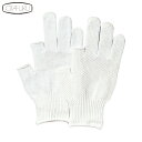 おたふく手袋 作業手袋 475 2本 指出し ・指先 M (1双) 品番:475-M 作業用手袋 すべり止め ウレタン 背抜き 手袋