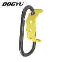 土牛産業 DOGYU ラバーロック付カラビナイエローRL−1Y (1丁) 品番:04511