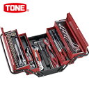 TONE トネ 整備用工具セット ツールセット(メンテナンス用) 間口410×奥行220×高さ220mm セット内容53点 (1S) 品番:700SD
