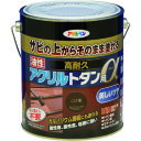 アサヒペン 油性高耐久アクリルトタン用α 1.6KG こげ茶 (1缶) 品番:539137