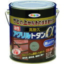 アサヒペン 油性高耐久アクリルトタン用α 1.6KG グレー (1缶) 品番:539168