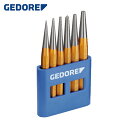 【6/22 20:00〜6/27 01:59迄 ポイント2倍 お買い物マラソン】 ゲドレー GEDORE ポンチ6本セット 113 樹脂ケース (1S) 品番:...