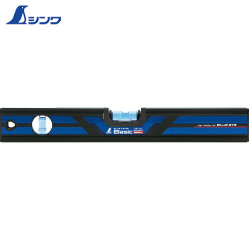 シンワ測定 水平器 水準器 ブルーレベルBasic マグネット付 380mm (1本) 品番：73491
