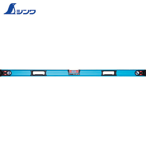 シンワ測定 水平器 水準器 ブルーレベルPro2 マグネット付 1200mm (1本) 品番：73385