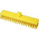 バーテック BURRTEC バーキュートプラス デッキブラシ ヘッド 黄 BCP-DY HACCAP対応 幅280mm (1本) 品番:69150014(3)