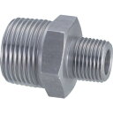 フジトク 径違い6角ニップル 異形 10A×8A 炭素鋼 (1個) 品番:6N-PT-10AX8A
