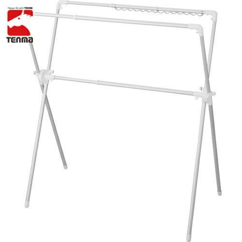 天馬 TENMA PORISHアルミ伸縮式布団干しX型コンパクトPS-34A (1台) 品番：811000683