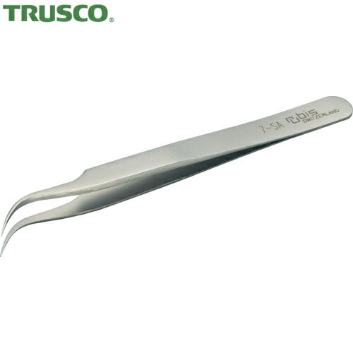 TRUSCO(トラスコ) 耐酸耐磁ルビスピンセット 115mm 鷲型極細型 (1本) 品番：7-SA