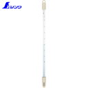 シンワ測定 棒状温度計 H-7C 青液 -10〜65℃ 30cm ケース付 (1本) 品番:73215