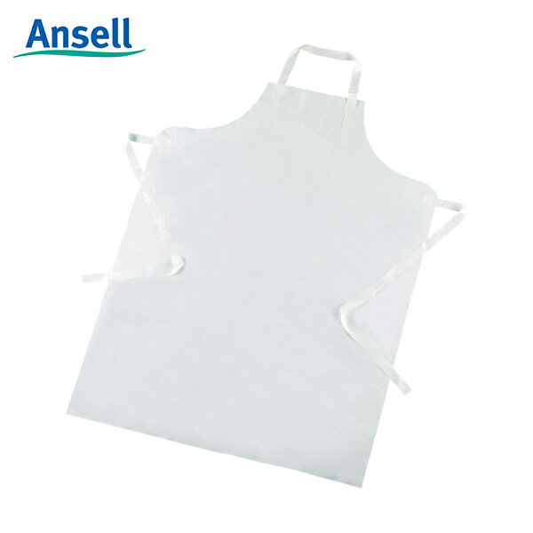 アンセル 溶剤・食品用エプロン アルファテックエプロン 56-800 M (1枚) 品番：56-800-45