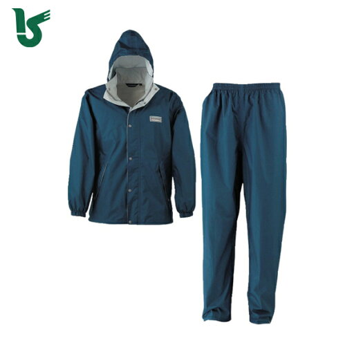 カジメイク 雨具 合羽 カッパ エントラントレインスーツ2 ネイビー L (1着) 品番:7250-55-L カジメイク 雨具 合羽 カッパ エントラントレインスーツ2 ネイビー L (1着) 品番:7250-55-L