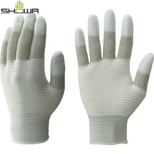 ショーワグローブ 作業手袋 静電気防止手袋 まとめ買い 簡易包装制電ライントップ手袋10双入 A0161 Mサイズ (1袋) 品番:A0161-M10P