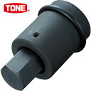 TONE トネ インパクト用ヘキサゴンソケット(差替式) 差込角25.4mm 対辺寸法19mm (1S) 品番:8AH-19H