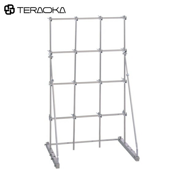 テラオカ 実験用ステンレスシステムスタンド SUS-600 (1台) 品番：99-1625-10