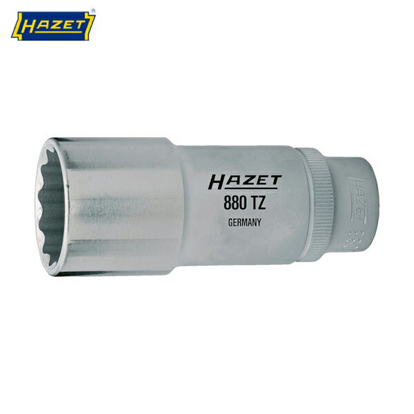 HAZET ディープソケットレンチ(12角タイプ・差込角9.5mm・対辺11mm) (1個) 品番：880TZ-11