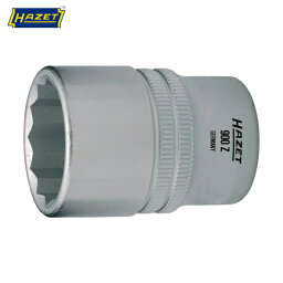 HAZET ソケットレンチ(12角タイプ・差込角12.7mm) 対辺寸法10mm (1個) 品番：900Z-10