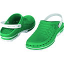 WOCK 静電作業靴 CLOG グリーン 27.5〜28.5cm オートクレーブ対応134℃ (1足) 品番:10004368-4344