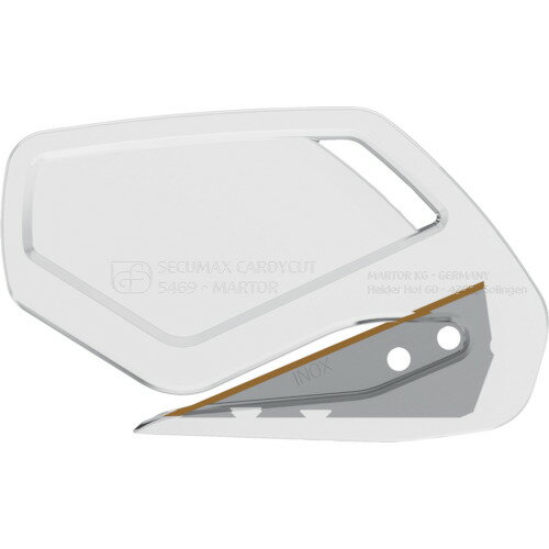 martor マーター シートカッター SECUMAX CARDYCUT 透明（10枚入り） (1箱) 品番：00546912
