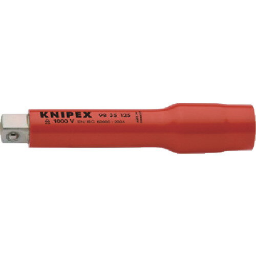 KNIPEX(クニペックス) 絶縁エクステンションバー 3/8 250mm (1個) 品番：9835-250