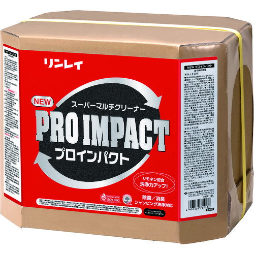 リンレイ 強力多目的洗剤 NEWプロインパクト（アルカリ性） 18L RECOBO (1個) 品番：785105