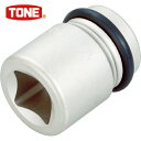 TONE(トネ) インパクト用インナーソケット 差込角19.0mm 対辺寸法19mm (1個) 品番：6A-19BA