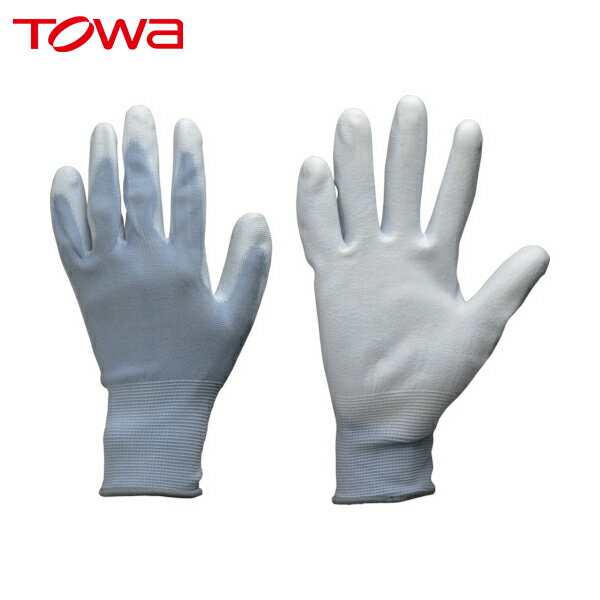 東和 トワロン 作業手袋 ウレタン背抜き手袋 ウレタン背抜き L (1双) 品番:868-L 作業用手袋 すべり止め ウレタン 背抜き 手袋