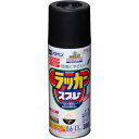 アサヒペン アスペンラッカースプレー300ml つや消し黒 (1本) 品番:568045