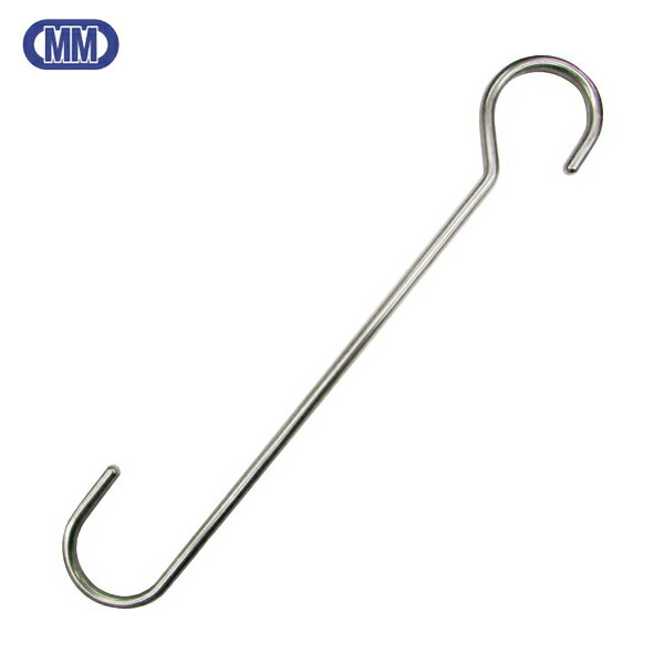 水本機械製作所 Sフック ステンレス ひっかけSカン 全長1200mm (1本) 品番：A-2570