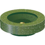 ナカニシ カップゴム砥石 (10個入) (1Pk) 品番：64856