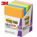3M スリーエム ポスト・イット 強粘着 75X50mm 90枚X5パッド 5色混色 (1箱) 品番:656-5SSAN