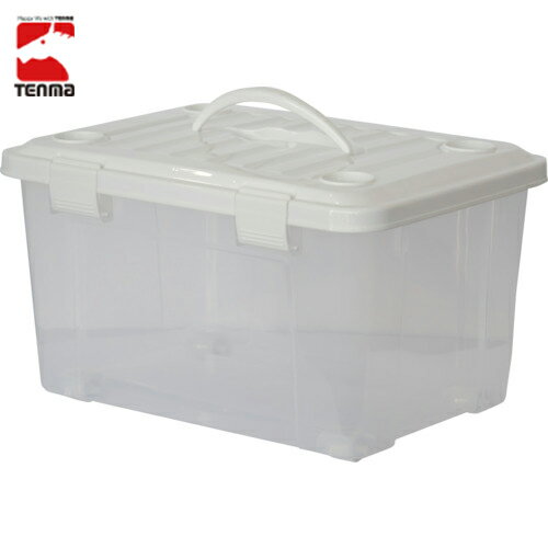 天馬 TENMA 収納ケース フタ付き PRXフリーボックス 35ハンドル付 (1個) 品番：811000261(3)