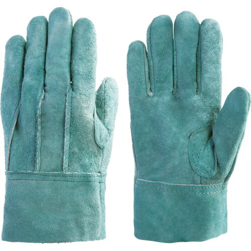 富士グローブ 作業手袋 革手袋 EX-680 背縫いグリーン L (1双) 品番：5359