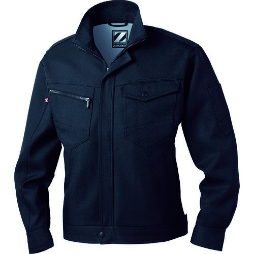 自重堂 Z-DRAGON 作業服 作業着 ユニフォーム ジャンパー SSサイズ シックブラック (1着) 品番：71300-131-SS