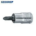 【6/22 20:00~6/27 01:59迄 ポイント2倍 お買い物マラソン】 ゲドレー GEDORE ドライバービットソケット IKS19 1/2 PH4 (1個) 品番:6656810