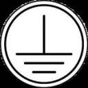 アイマーク 安全標識 アースラベルφ16 (1組) 品番:AAG-3