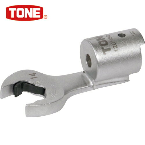 TONE(トネ) 差替式トルクレンチ用クイックスパナヘッド 全長75.8mm 厚さ5.9mm (1個) 品番：15DRSQ-13