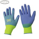 おたふく手袋 すべり止め 作業手袋 ソフキャッチEXフィット ウレタン ノーマルパーム ブルー/イエロー M (1双) 品番:A-396-BL/YL-M