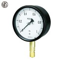 長野計器 密閉形圧力計 A枠立型 Φ100 最小目盛0.002 (1個) 品番:BE10-131-0.1MP(4)