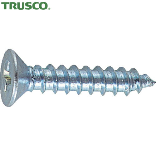 TRUSCO(トラスコ) 皿頭タッピングねじ 1種A ユニクロ M4×55 45本入 (1Pk) 品番：B08-0455