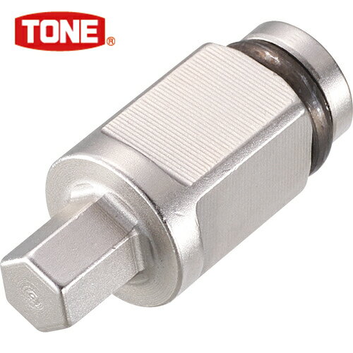 TONE(トネ) ドライバービットソケット ヘキサゴンビット 差込角9.5mm 全長25.5mm (1個) 品番：BIT3-H06