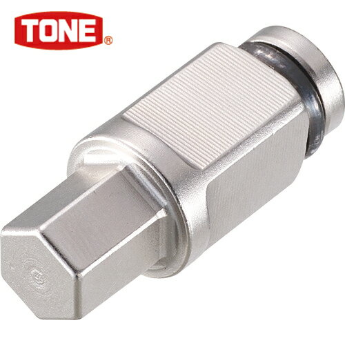 TONE(トネ) ドライバービットソケット ヘキサゴンビット 差込角9.5mm 全長27.5mm (1個) 品番：BIT3-H08