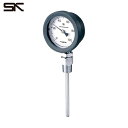 佐藤 バイメタル式温度計 BM-S-75P 0〜50℃ 50L(2098-00) (1台) 品番:BM-S-75P-1