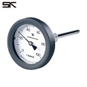 佐藤 バイメタル式温度計BM-T-75P 0〜150℃ 50L(2092-00) (1台) 品番:BM-T-75P-7